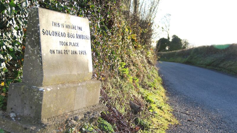 The site of the Soloheadbeg ambush: The ambush site is approximately 300 metres from Soloheadbeg quarry. Photograph: Ronan McGreevy