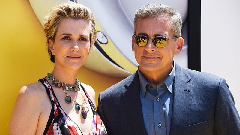 Kristen Wiig and Carell at the premiere of Despicable Me 3. Photograph: Amanda Edwards/WireImage