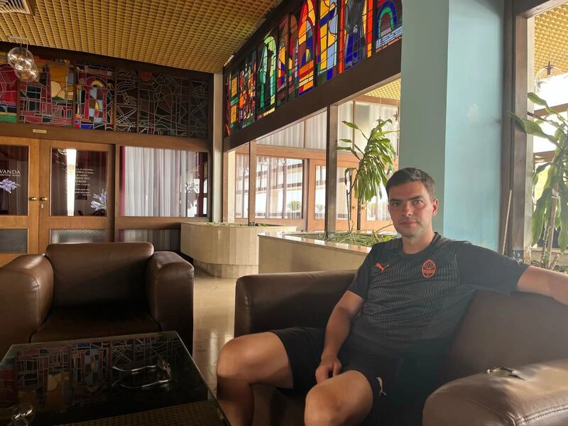 “I’m not a guy to lie and to show too much optimism and say things like, ‘Don’t worry, we will be back soon,’” coach Edgar Cardoso says. “I try to be realistic.” Photograph: Shakhtar Donetsk