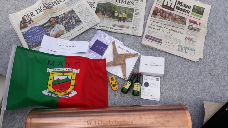 Mayo memories: While former taoiseach Enda Kenny is friendly with Cannon & Cannon  founder Cathal Cannon, the Berlin project is being managed by the next generation: Charles, Denis and Ann Cannon