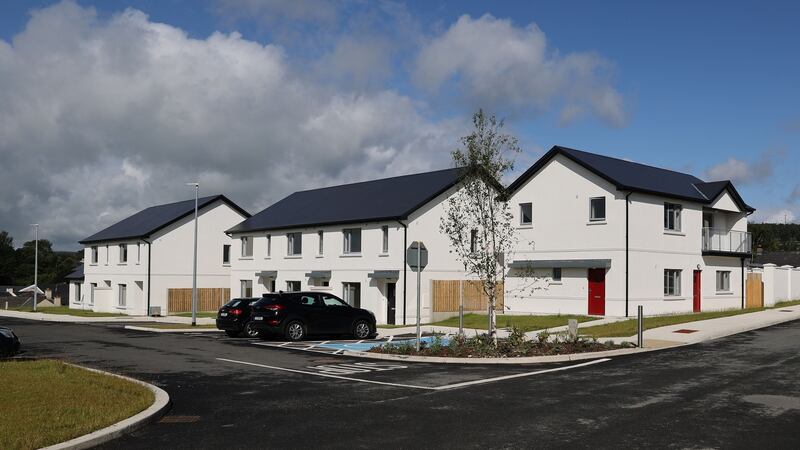 The  new housing development in Baltinglass, Co Wicklow,   built on the grounds of former convent Rathcoran House. Photograph: Nick Bradshaw