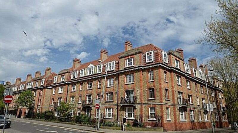 The Mercer Street flats in Dublin, designed by by the renowned architect Herbert Simms. Photograph: Dara Mac Dónaill/The Irish Times