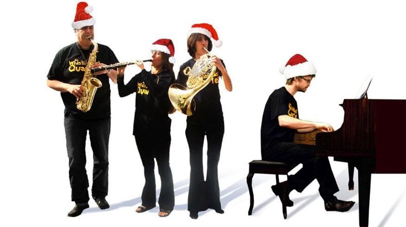 The WhistleBlast Quartet star in the Nutcracker Family Show