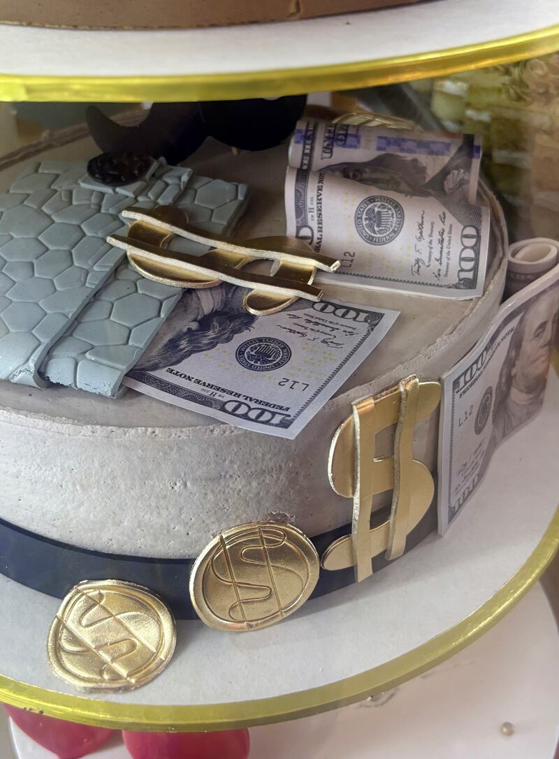 A cake in a shop in Herat. Photograph: Rosita Boland