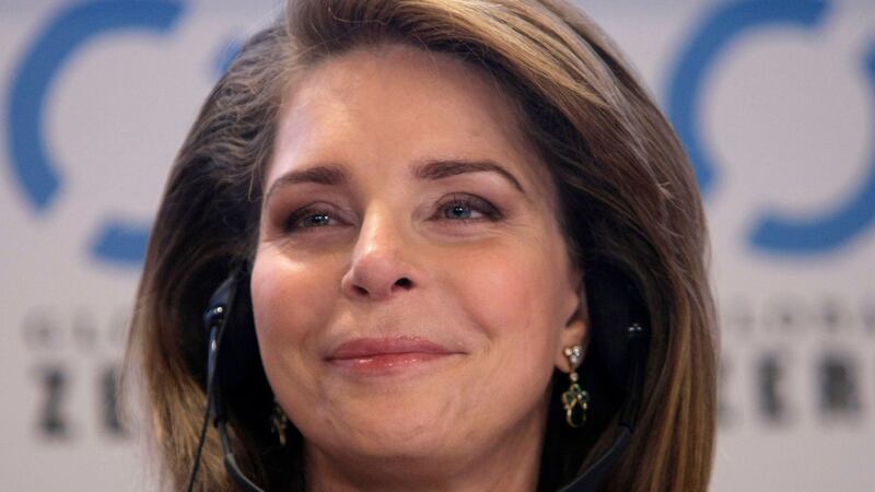 Queen Noor of Jordan attends a meeting at the Global Zero conference in Paris, Thursday February 4th, 2010. Photograph:  Photograph: Francois Mori/AP