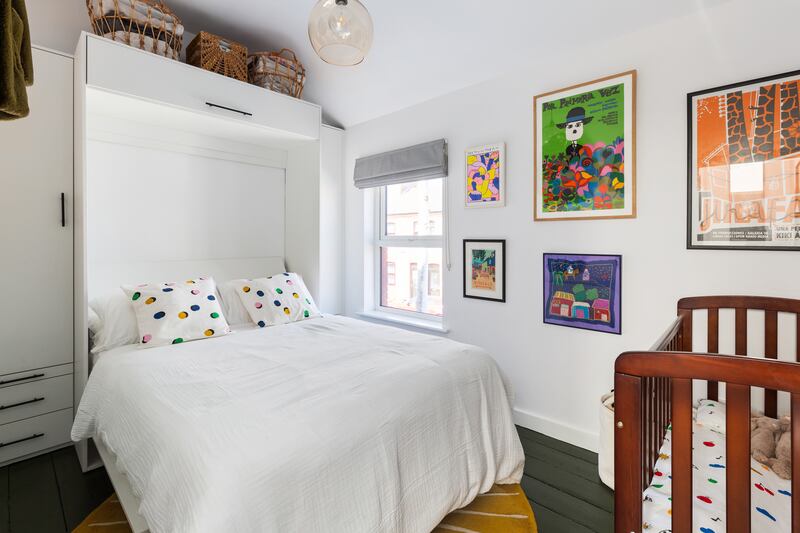 Murphy wall bed in second bedroom