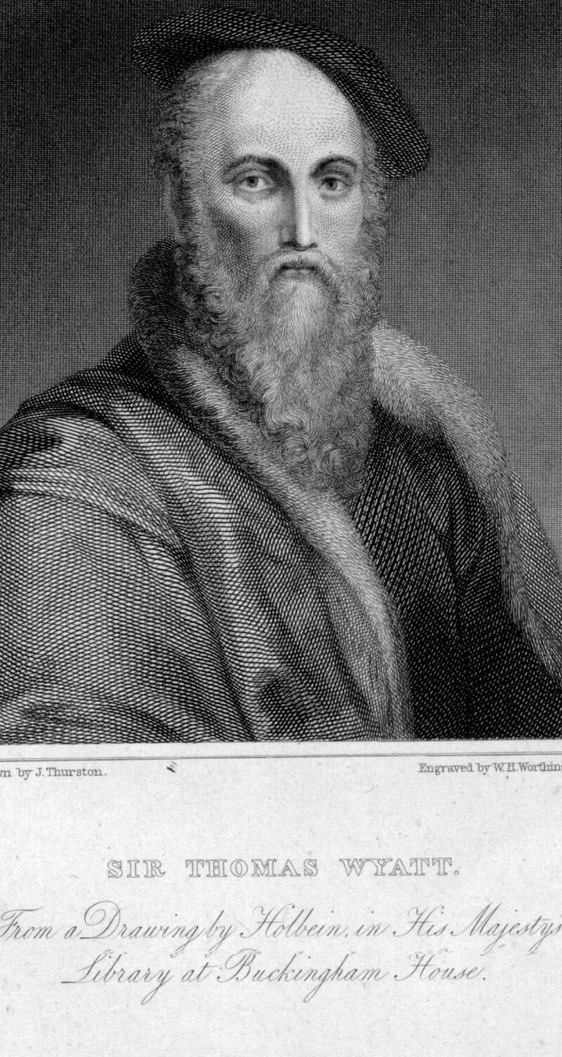 Circa 1535, Sir Thomas Wyatt, The Elder (1503-1542) the English courtier and poet. Photograph:  Hulton Archive/Getty Images