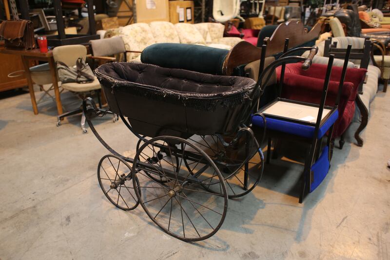 A pram used in the first production, and most subsequent, Abbey productions of The Plough and the Stars