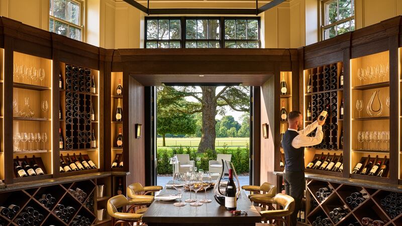 The Duke’s Rest wine room at Carton House in Co Kildare, where John Wilson will host a Spanish wine tasting
