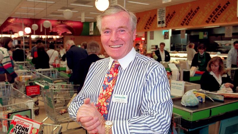 Feargal Quinn in the Sutton branch of Superquinn.