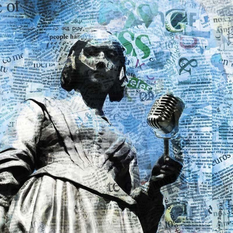 Florence Nightingale (played by Olga Conway) is 'interviewed' by Michael Dervan for the Impossible Interview at the Wexford Opera Festival.