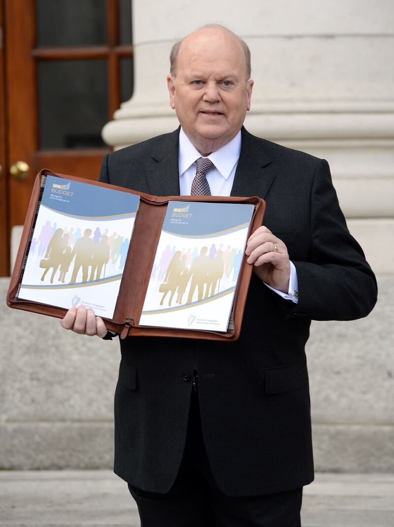 2015: Michael Noonan at Government Buildings. Photograph: Eric Luke
