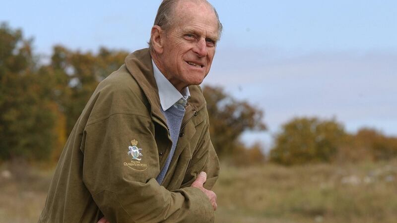 Prince Philip during a tour of battlefields in the Crimea, Ukraine, in October 2004. Photograph: Kirsty Wigglesworth/PA Wire