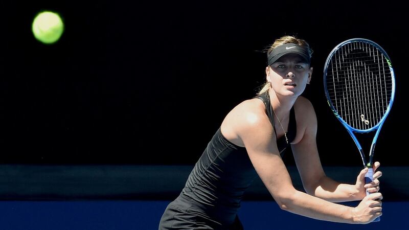 Unseeded Maria Sharapova faces Germany’s Tatjana Maria in Melbourne. Photograph: Paul Crock/AFP