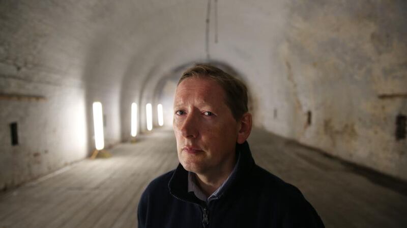 Fergus McCormick, conservation architect with the OPW, inside the Magazine Fort in the Phoenix Park, which will be open for limited public guided tours from this Sunday. Photograph: Fran Veale