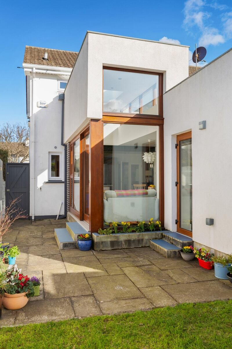 View of the extension from the garden