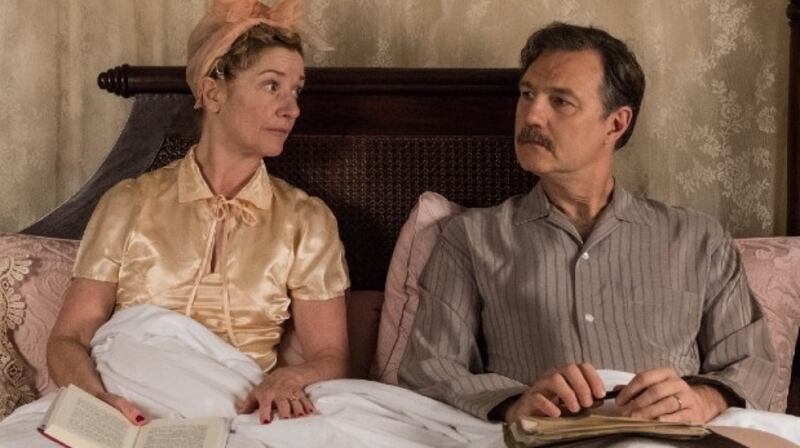 Jane Horrocks and David Morrissey in The Singapore Grip