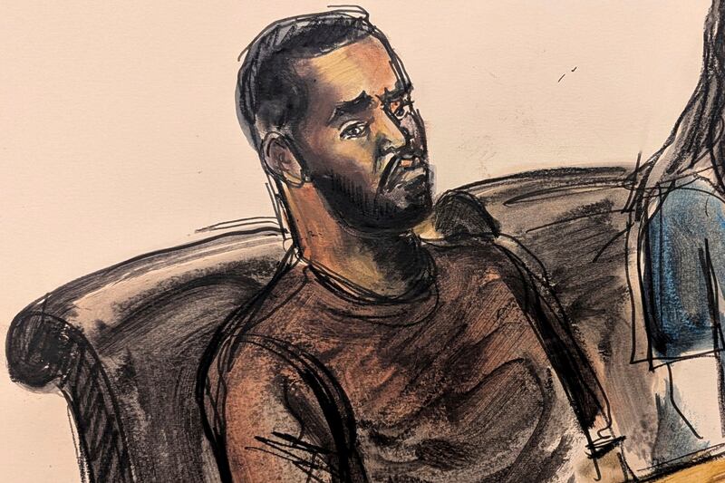 Sean ‘Diddy’ Combs faces an indictment that includes allegations of drugged-up orgies in which women were forced to have sex with male sex workers. Image: Elizabeth Williams/AP