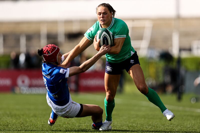 Beibhinn Parsons returns to the Sevens fold having played in the Six Nations. Photograph: Ben Brady/Inpho