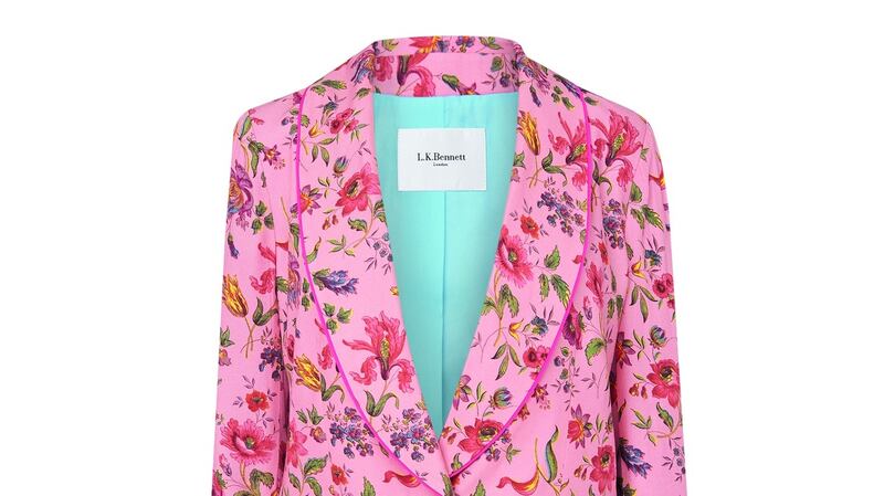Floral blazer, €340, LK Bennett.