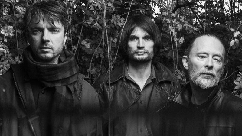 Tom Skinner, Jonny Greenwood and Thom Yorke