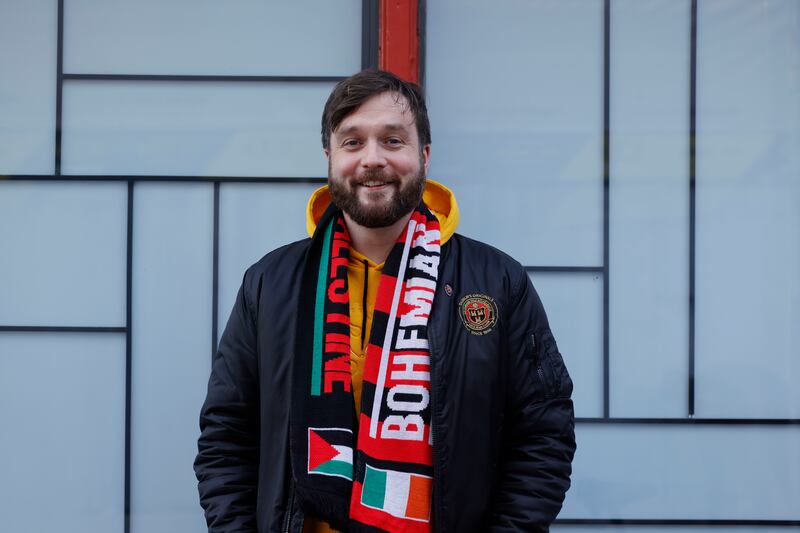 Seán McCabe began volunteering for Bohs, and now the club occupies a global leadership role in climate justice in sport. Photograph: Alan Betson