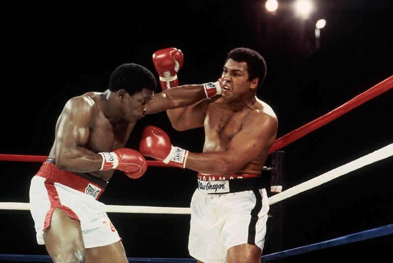 Muhammad Ali was vastly outmatched in his final fight vs Trvor Berbick. Photograph: John Iacono/Sports Illustrated via Getty Images