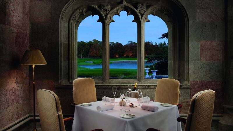 Push the boat out in the Oak Room at Adare Manor