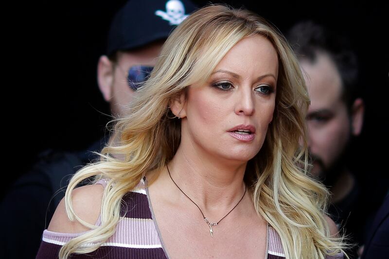 Stormy Daniels. Photograph: Markus Schreiber/AP