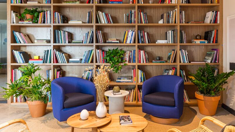 Working in a beautiful office building that supports collaboration has the power to make employees feel better and be more productive