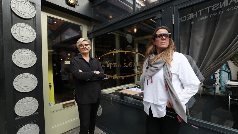 Vanessa Murphy and Anna Cabrera at their restaurant Las Tapas de Lola on Camden Street, Dublin. Photograph Nick Bradshaw