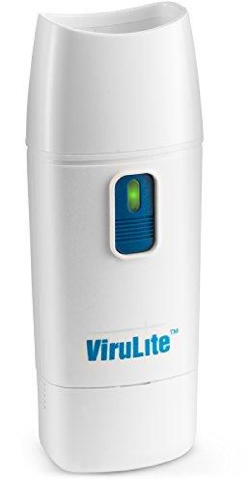 The Virulite emits infrared light to tackle cold sores