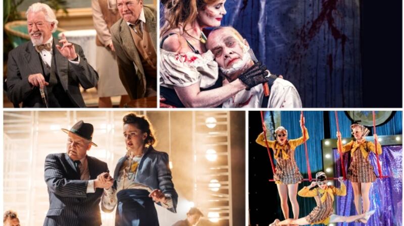 Best costume nominees (clockwise from top left) Sarah Bacon, Drama at Inish; Dorota Karolczak, Sweeney Todd; Enda Kenny, A Streetcar Named Desire; Sinéad Lawlor, Bingo Wings