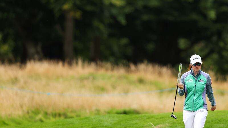 Leona Maguire at Carton House, Fairmont on Tuesday. Photograph: Ben Brady/Inpho