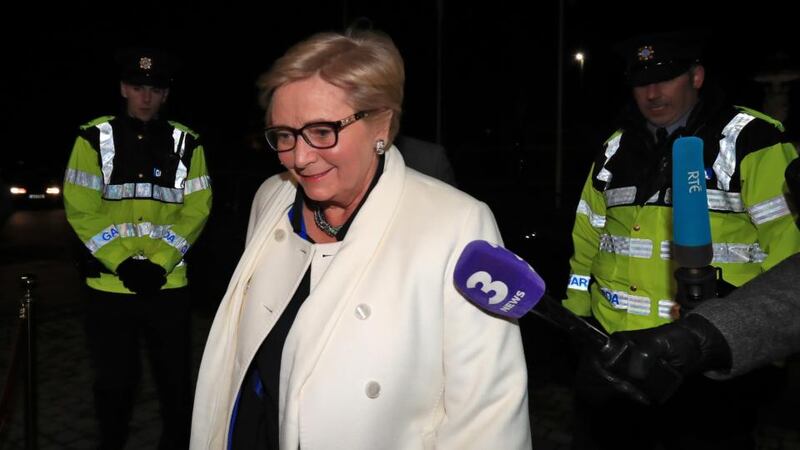 Frances Fitzgerald: the one consolation after her awful week is that she is no longer a member of the Accountability Board. Photograph: Colin Keegan/Collins