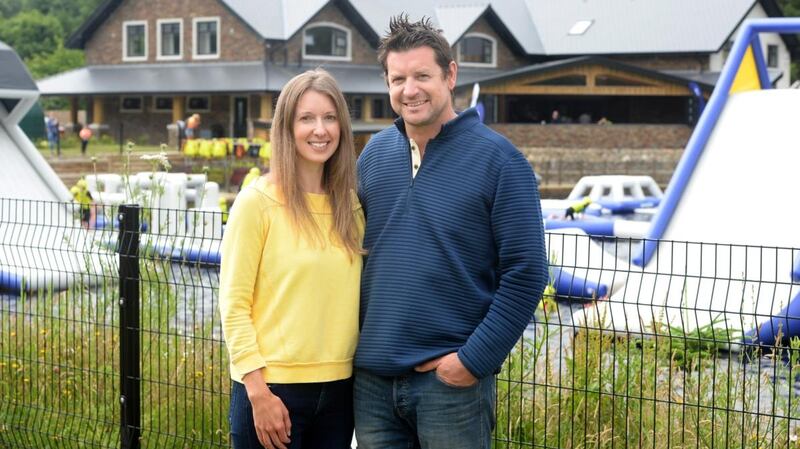 Molly and Lloyd Williams, owners of the Hidden Valley resort. Photograph: Dara Mac Dónaill