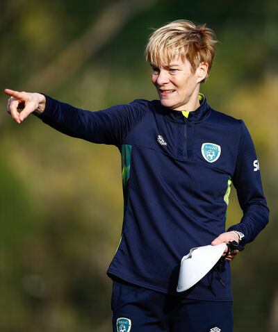 Vera Pauw, Republic of Ireland women's manager: 'I think I am the only coach in the world who set the training load on live heart rates.' Photograph: Martin Seras Lima/Inpho