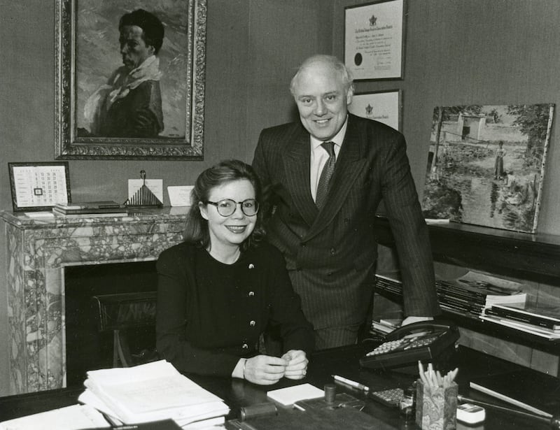 Mary and Alan Hobart, owners of Pyms Gallery in London