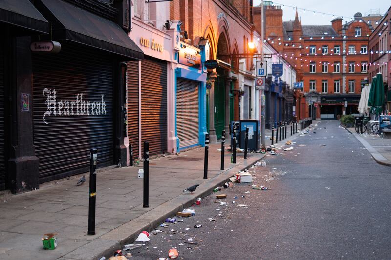 Early morning on Drury Street. Photograph: Dan Dennison