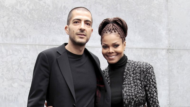 Janet Jackson nd husbnd  Wissam Al Mana: expecting their first child. Photograph: Alessandro Garofalo/Reuters