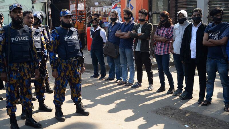 Bangladesh’s opposition alliance will submit a new demand for a re-run of the vote. Photograph: Munir Uz Zaman/AFP/Getty Images