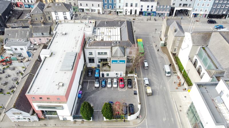 The Bank of Ireland branch sits on a 0.22-acre site and offers scope for further development