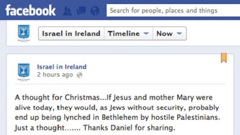 Controversial message: the Jesus and Mary comment on Facebook