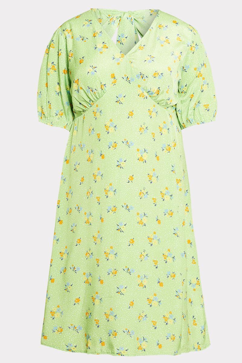 8. Floral midi-dress, £32, from the Curve Collection at Neon Rose