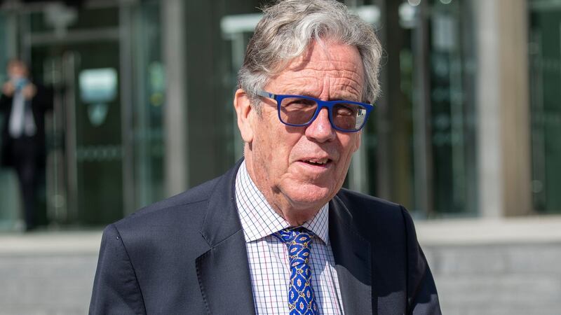 Professor Hugh Kennedy  leaving the Special Criminal Court on Monday  after he gave evidence in the trial of Lisa Smith. Photograph: Collins Courts