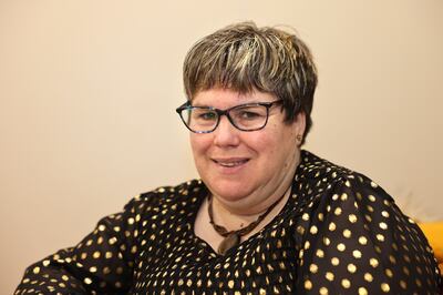 Lynne Conroy took part in the programme and enjoyed the TV ad-break challenge to get up and move. Photograph: Dara Mac Dónaill




