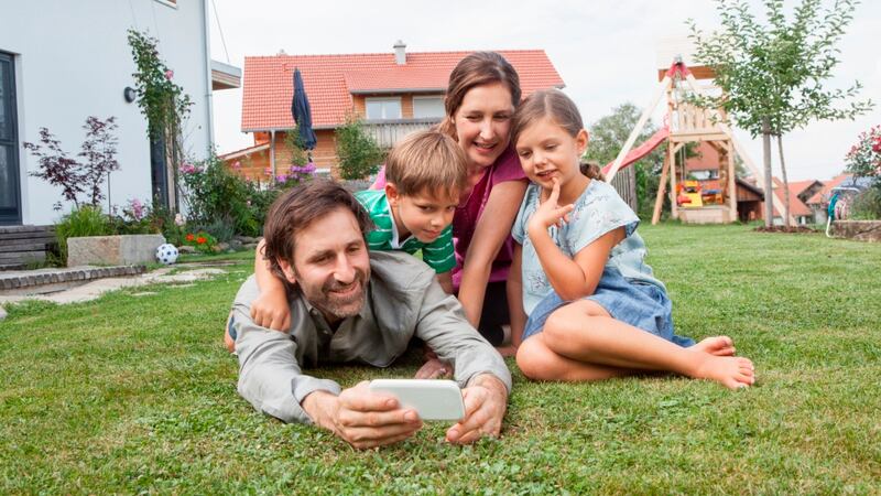 From today several homes, which are being brought to market by estate agents DNG, can be viewed online through KBC’s YouTube channel, the MyHome.ie mobile site and app. Photograph: Getty images