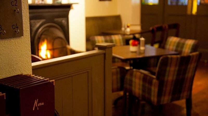 The Tavern, Murrisk, Co Mayo: a cozy front pub complete with fireplaces. Photograph:  David Ruffles
