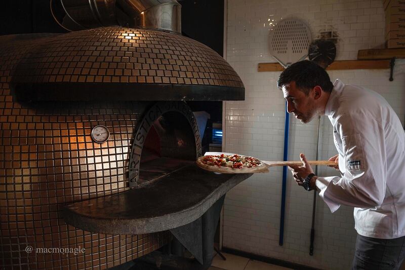 Tango Pizza: Get in there. Photograph: Don MacMonagle