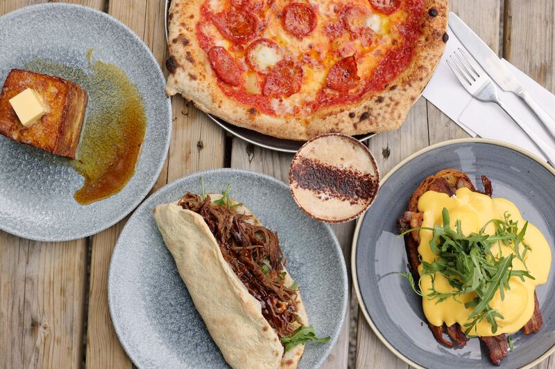 Food at Bettystown House. Photograph: Alan Betson